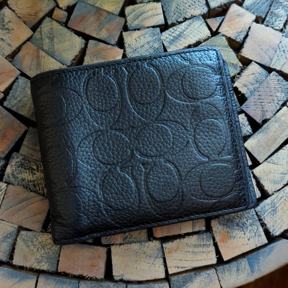 Men’s Coach 3 In 1 Wallet In Signature Leather